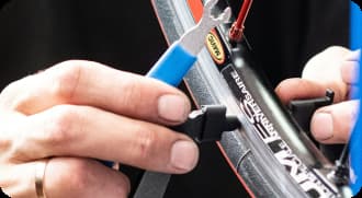 Réparation d'un pneu de vélo