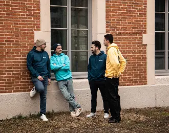 Discussion en extérieur
